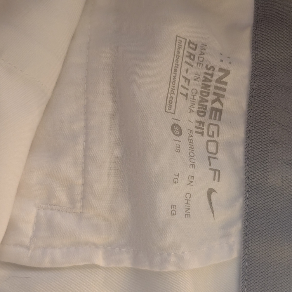 Nike Golf White Dri-FIT Polo